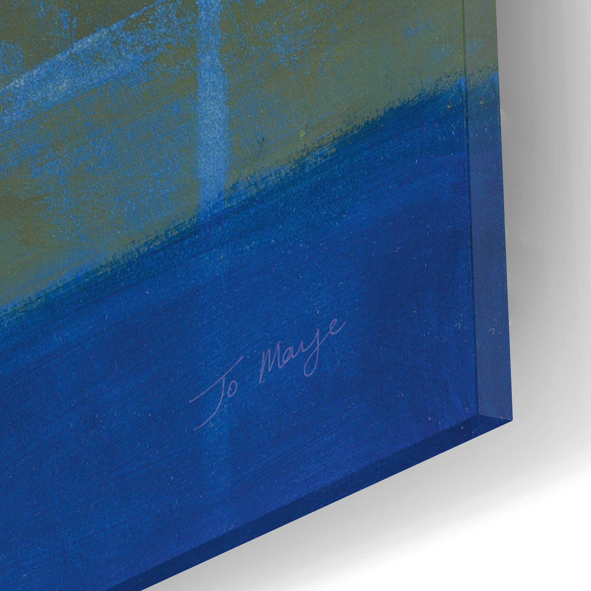 Epic Art 'Clear Day' by Jo Maye, Acrylic Glass Wall Art,12x12