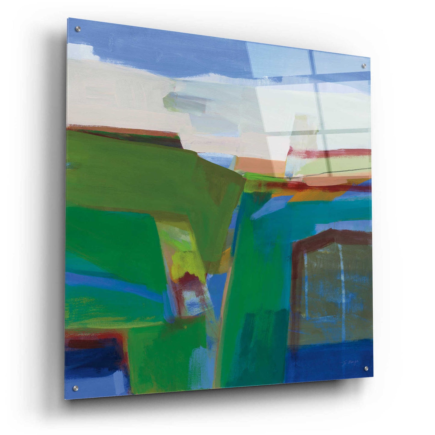 Epic Art 'Clear Day' by Jo Maye, Acrylic Glass Wall Art,36x36