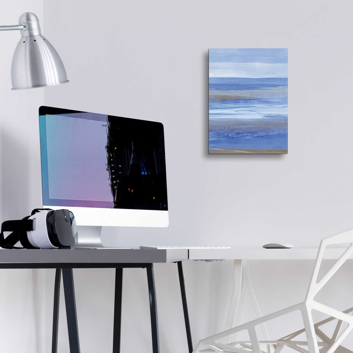 Epic Art 'Summer Morning III' by Jo Maye, Acrylic Glass Wall Art,12x16