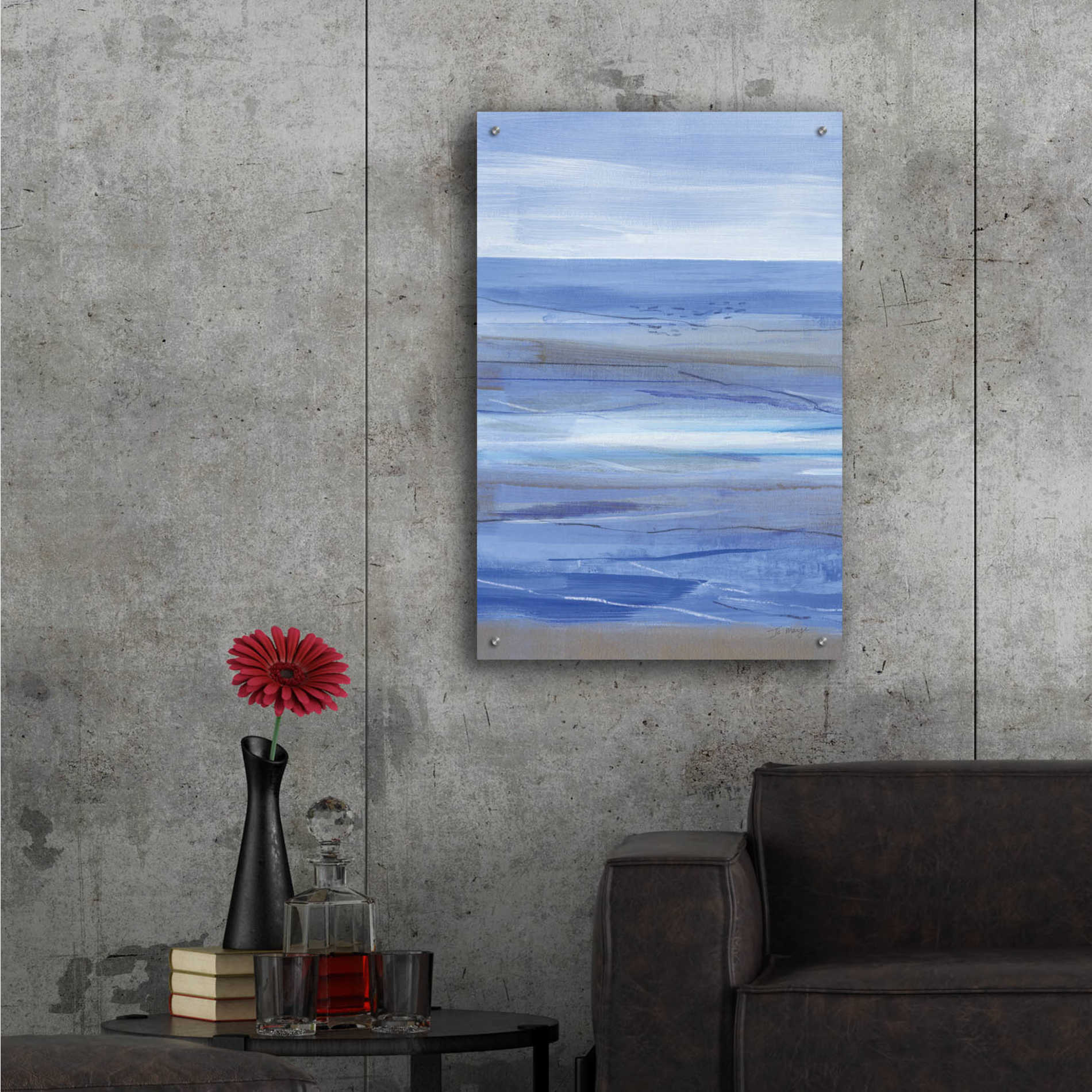 Epic Art 'Summer Morning II' by Jo Maye, Acrylic Glass Wall Art,24x36