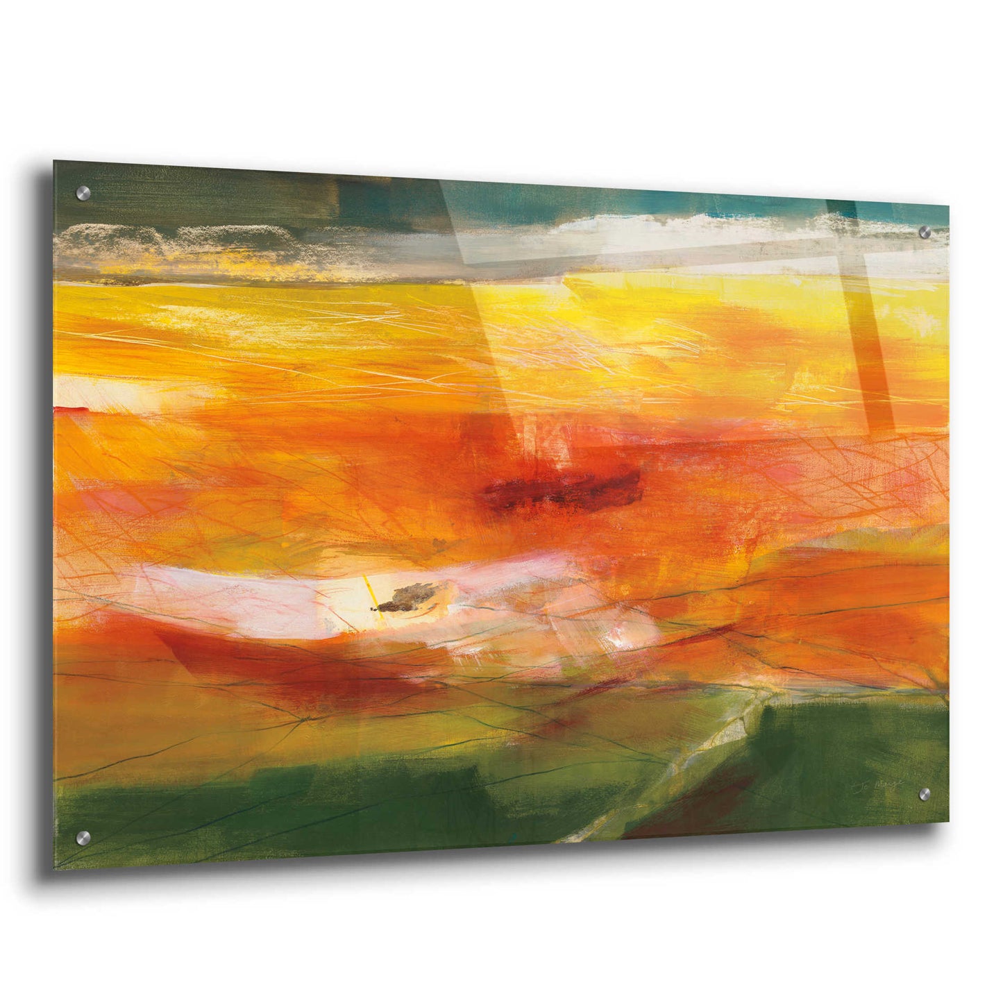 Epic Art 'Bog Journey' by Jo Maye, Acrylic Glass Wall Art,36x24