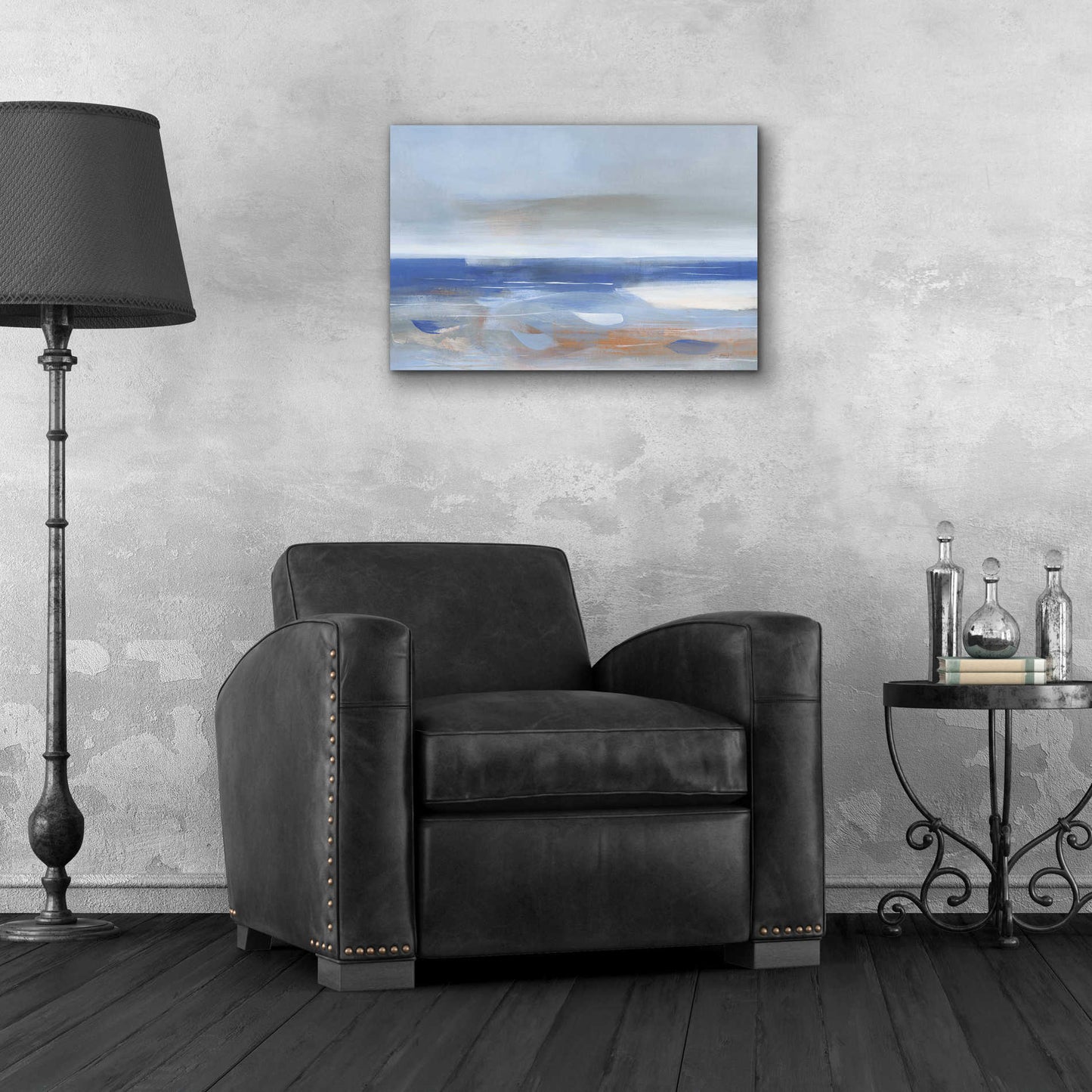 Epic Art 'Calm Sea' by Jo Maye, Acrylic Glass Wall Art,24x16