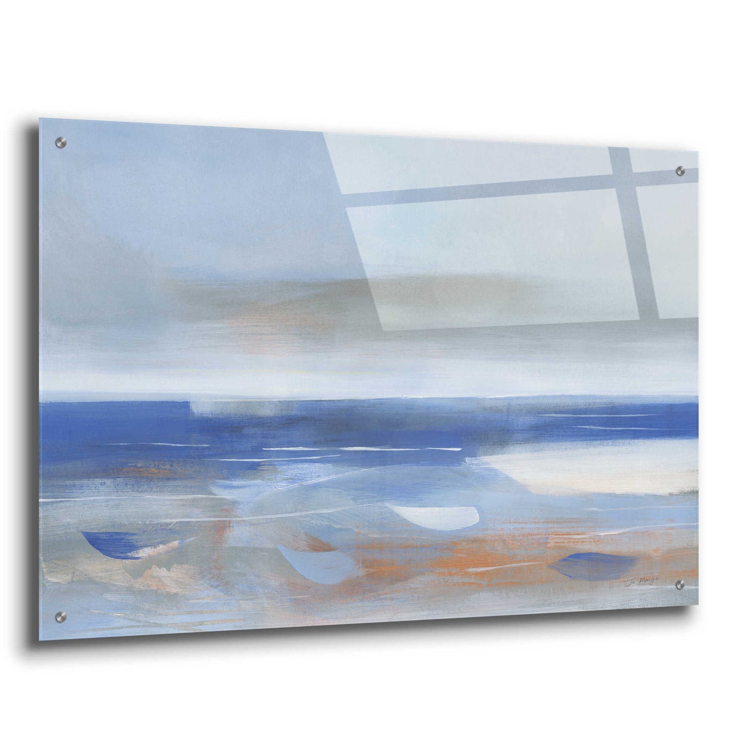 Epic Art 'Calm Sea' by Jo Maye, Acrylic Glass Wall Art,36x24