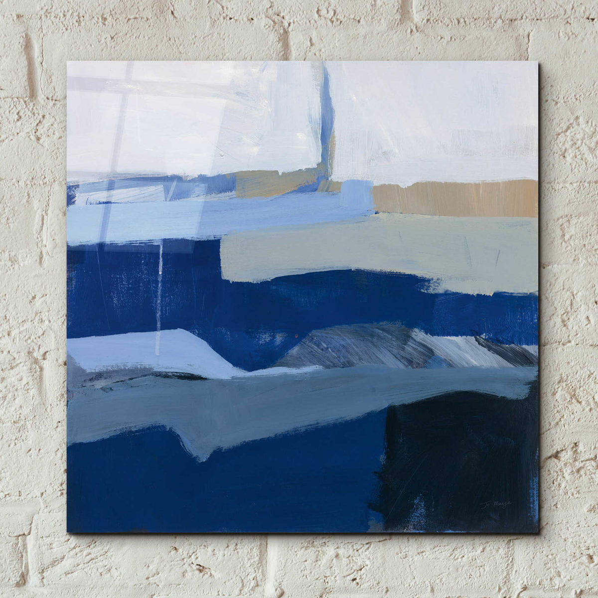 Epic Art 'Crisp Day' by Jo Maye, Acrylic Glass Wall Art,12x12