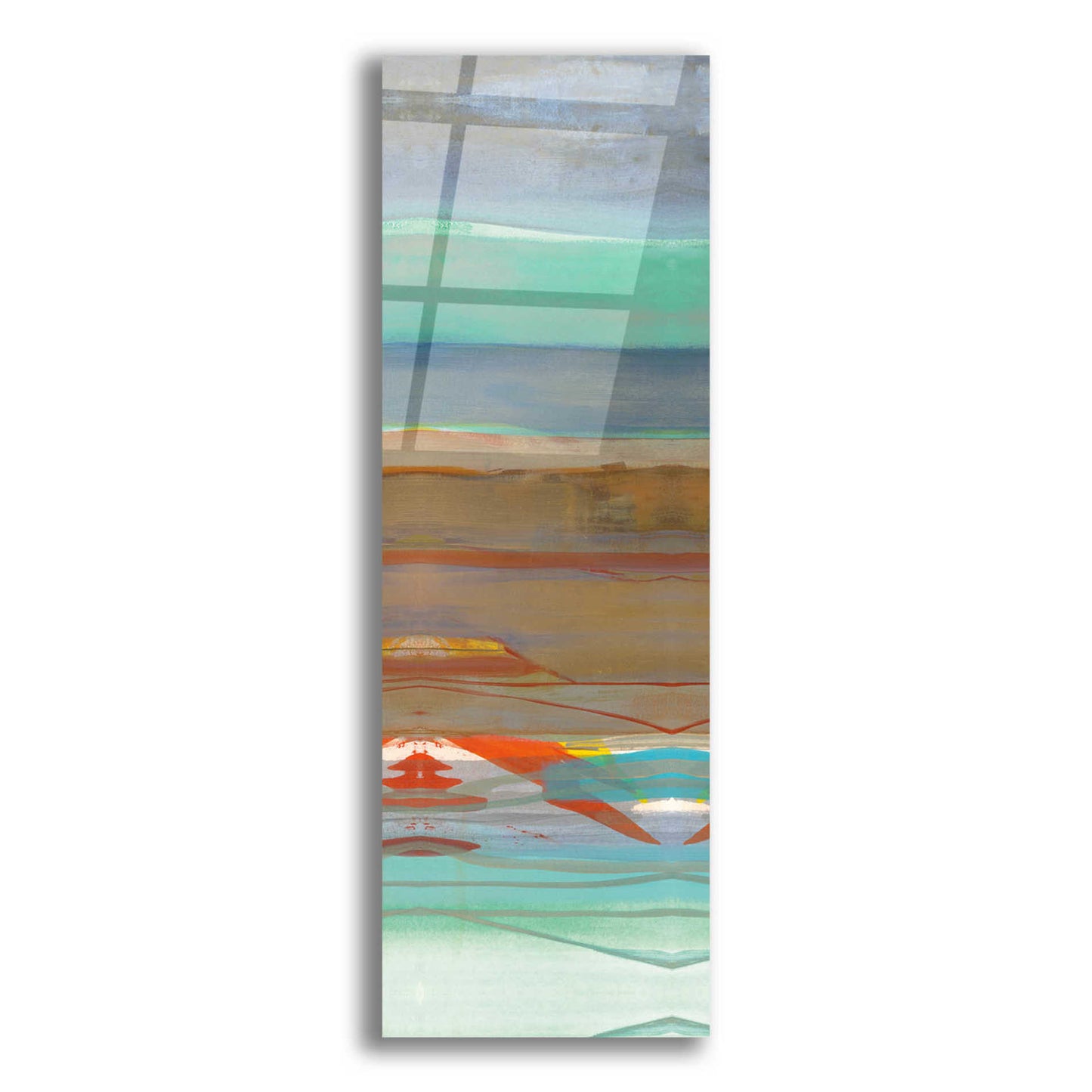 Epic Art 'Layers III' by Jo Maye, Acrylic Glass Wall Art,3:1