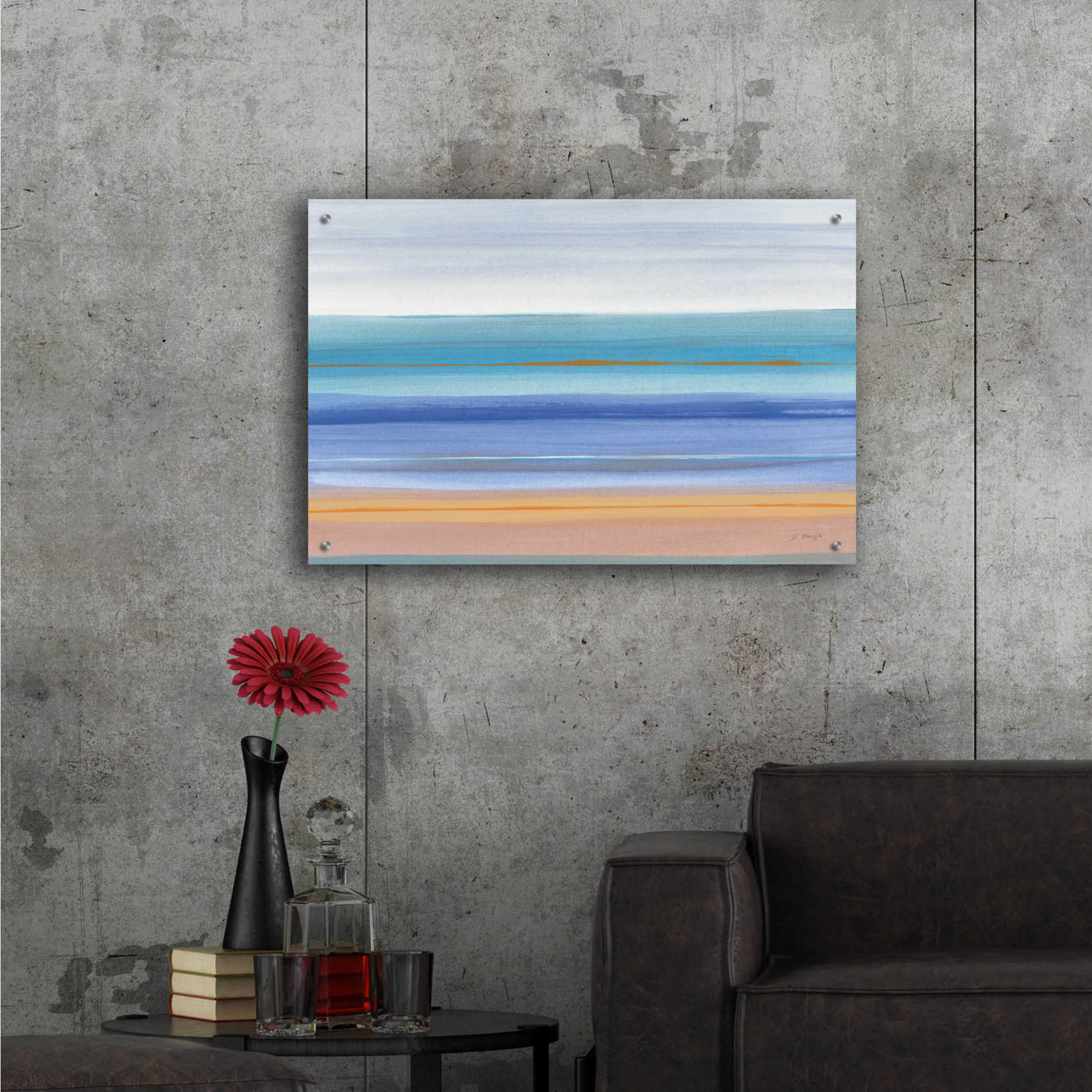 Epic Art 'Warmth' by Jo Maye, Acrylic Glass Wall Art,36x24