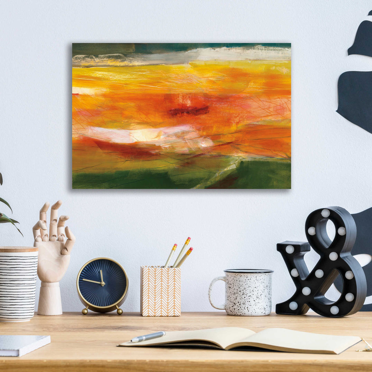 Epic Art 'Bog Journey v2' by Jo Maye, Acrylic Glass Wall Art,16x12