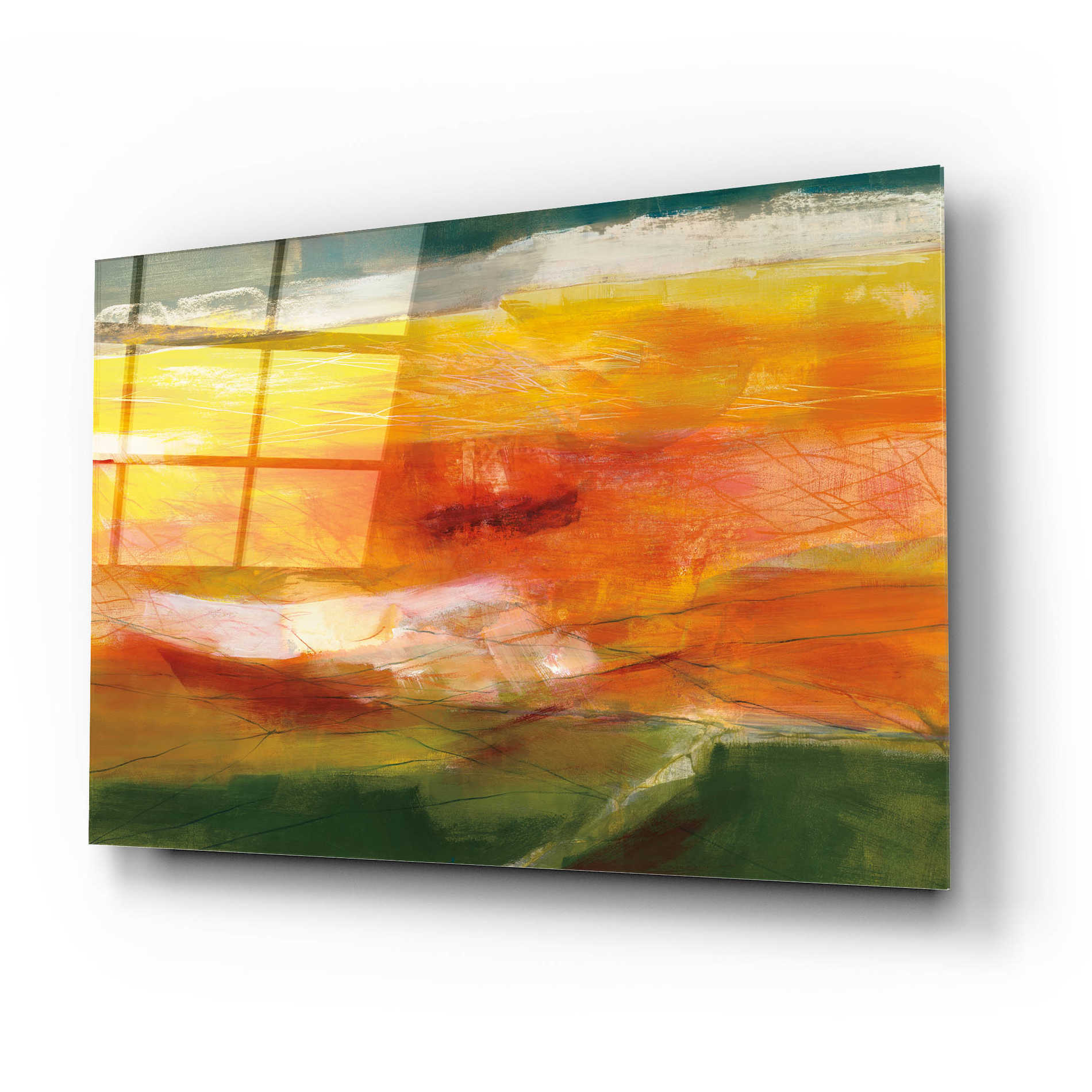 Epic Art 'Bog Journey v2' by Jo Maye, Acrylic Glass Wall Art,24x16