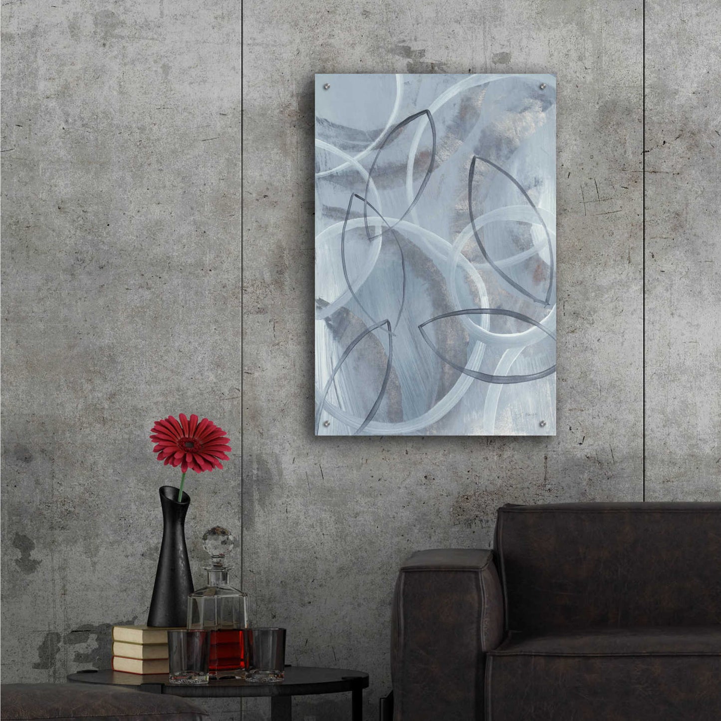 Epic Art 'Float II' by Jo Maye, Acrylic Glass Wall Art,24x36