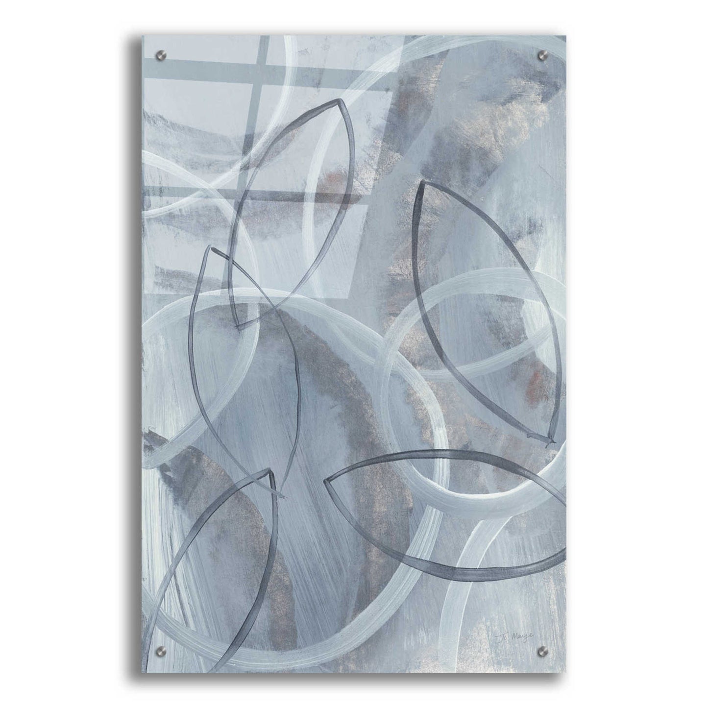 Epic Art 'Float II' by Jo Maye, Acrylic Glass Wall Art,24x36