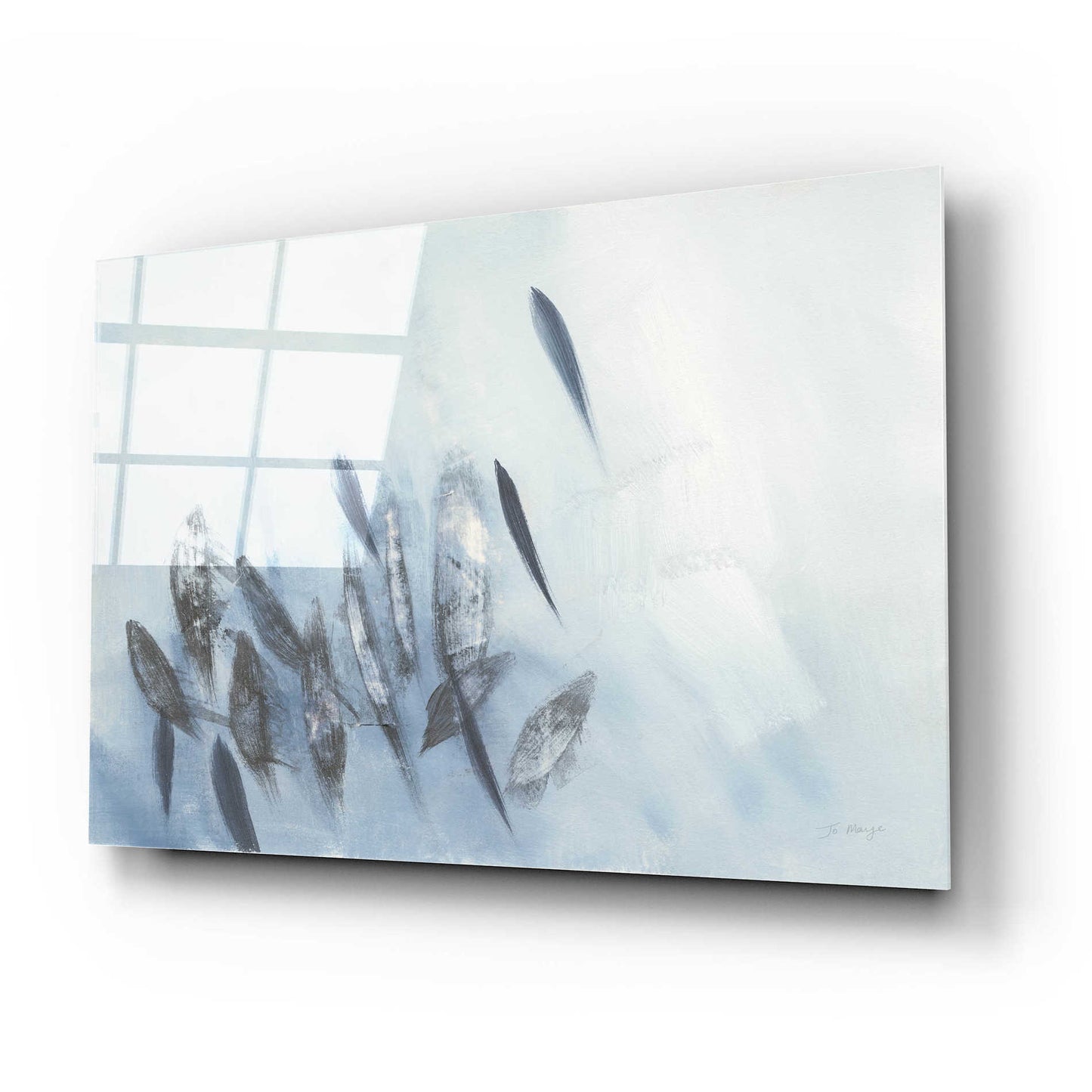 Epic Art 'Gently Waving' by Jo Maye, Acrylic Glass Wall Art,24x16