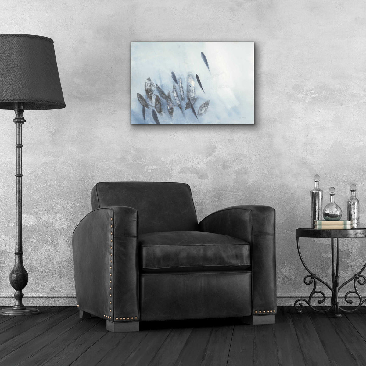 Epic Art 'Gently Waving' by Jo Maye, Acrylic Glass Wall Art,24x16
