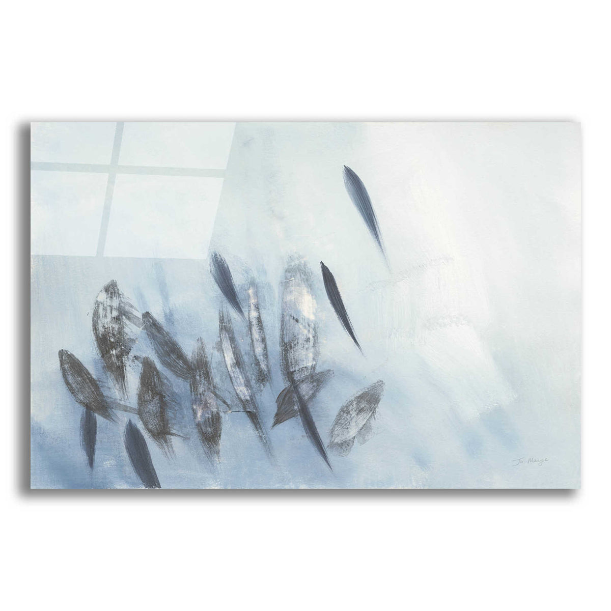 Epic Art 'Gently Waving' by Jo Maye, Acrylic Glass Wall Art