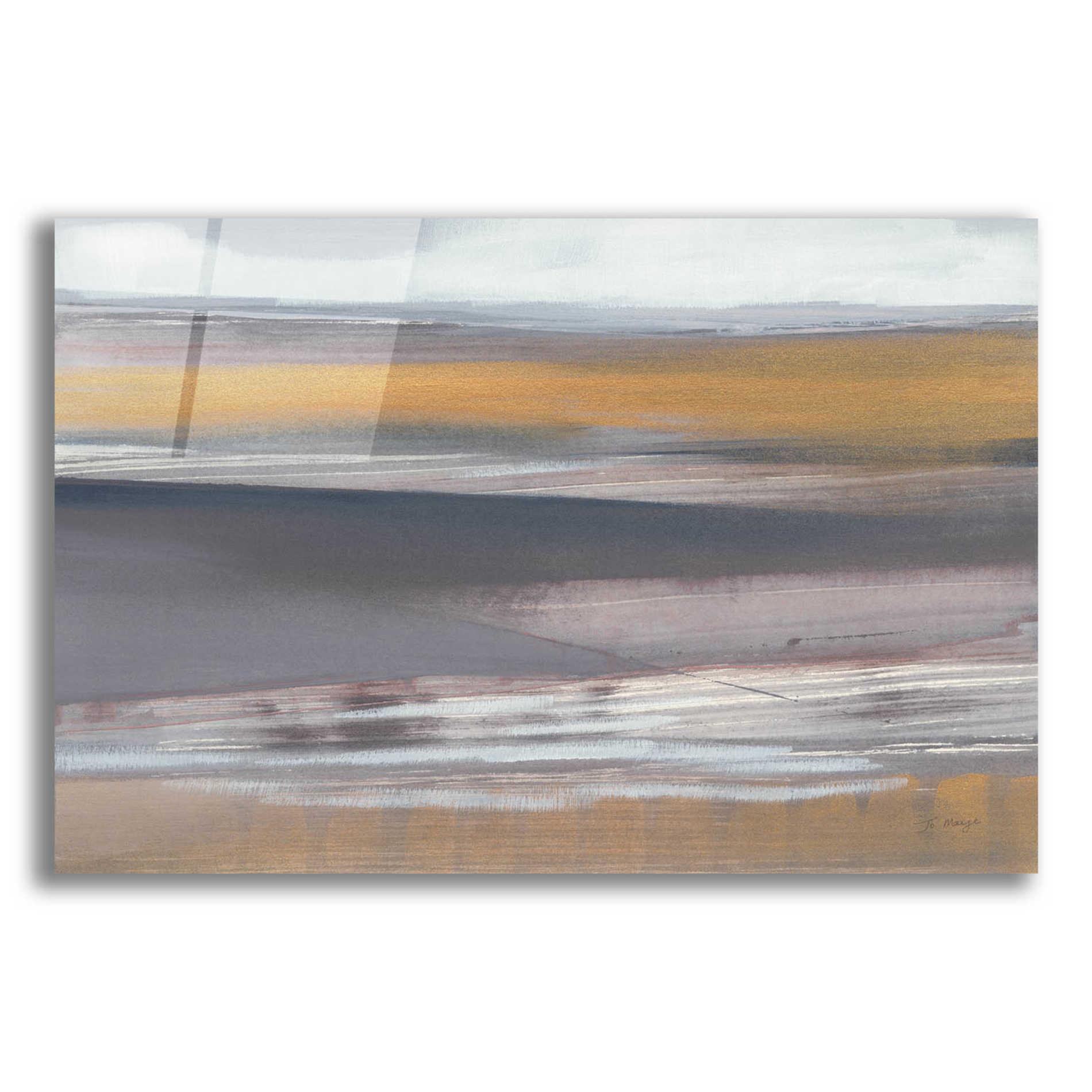 Epic Art 'Misty Morning' by Jo Maye, Acrylic Glass Wall Art,16x12