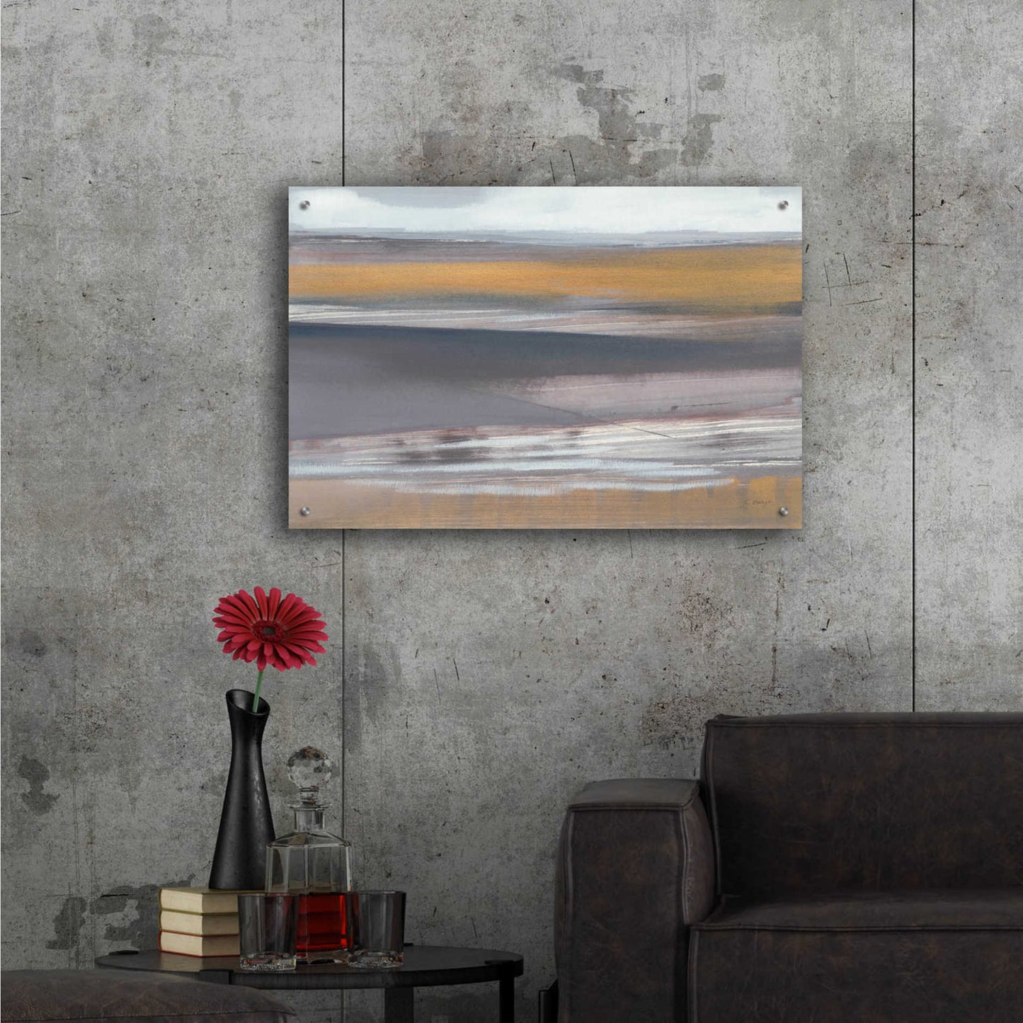 Epic Art 'Misty Morning' by Jo Maye, Acrylic Glass Wall Art,36x24