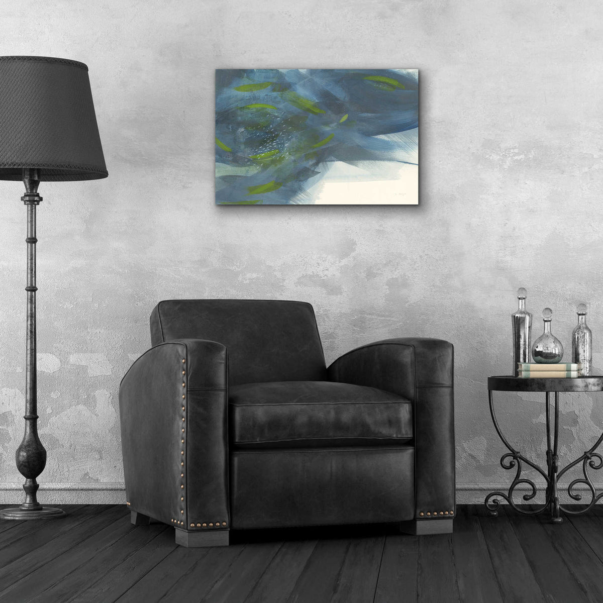 Epic Art 'Scatter' by Jo Maye, Acrylic Glass Wall Art,24x16