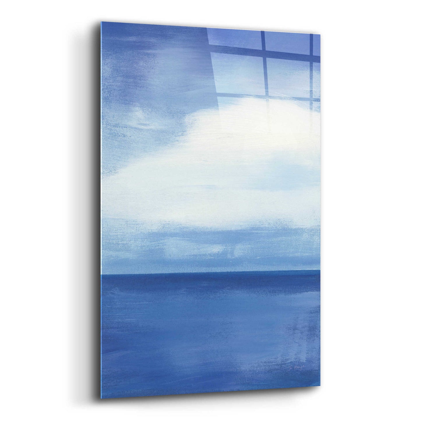 Epic Art 'Seascape I' by Jo Maye, Acrylic Glass Wall Art,12x16