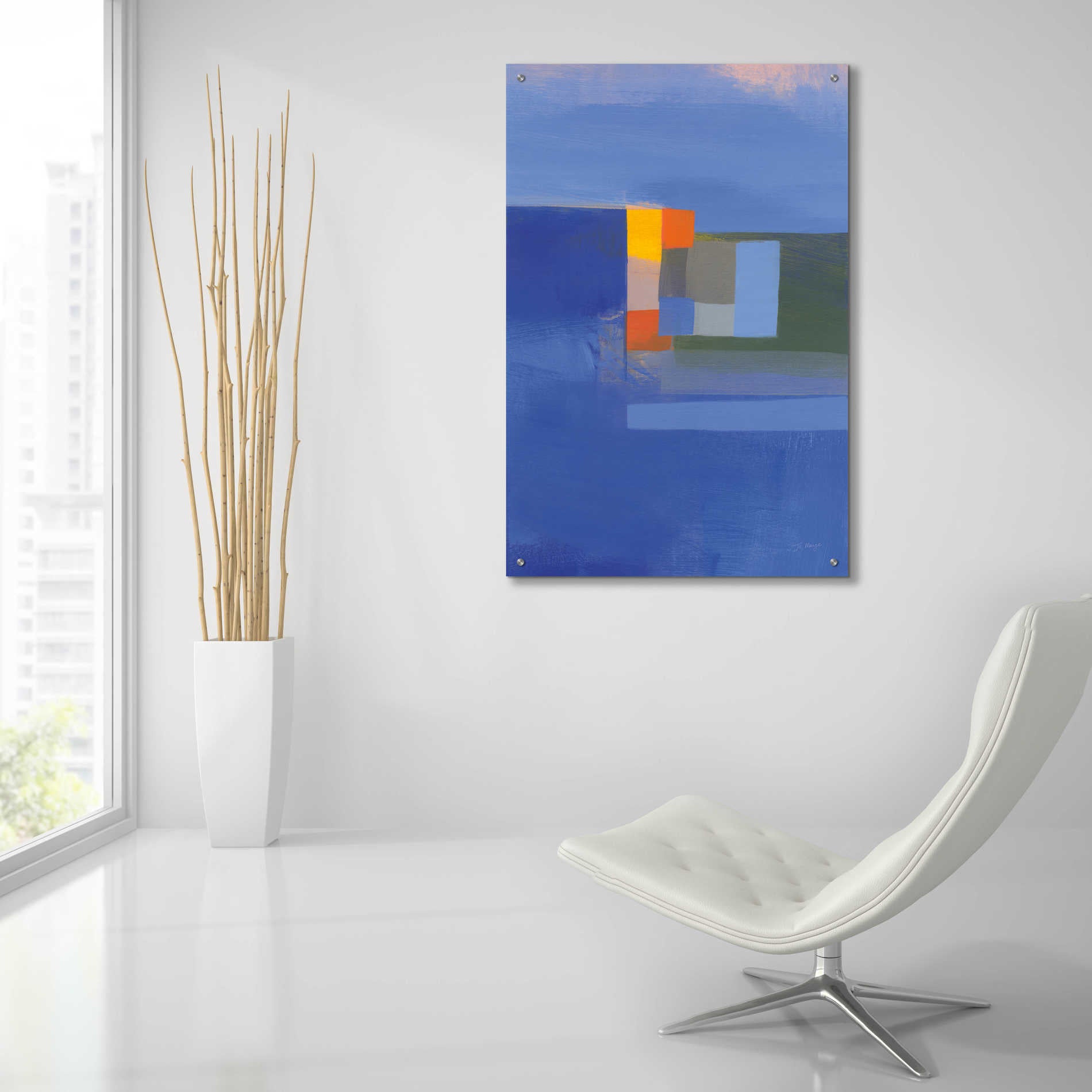 Epic Art 'Evening Light' by Jo Maye, Acrylic Glass Wall Art,24x36