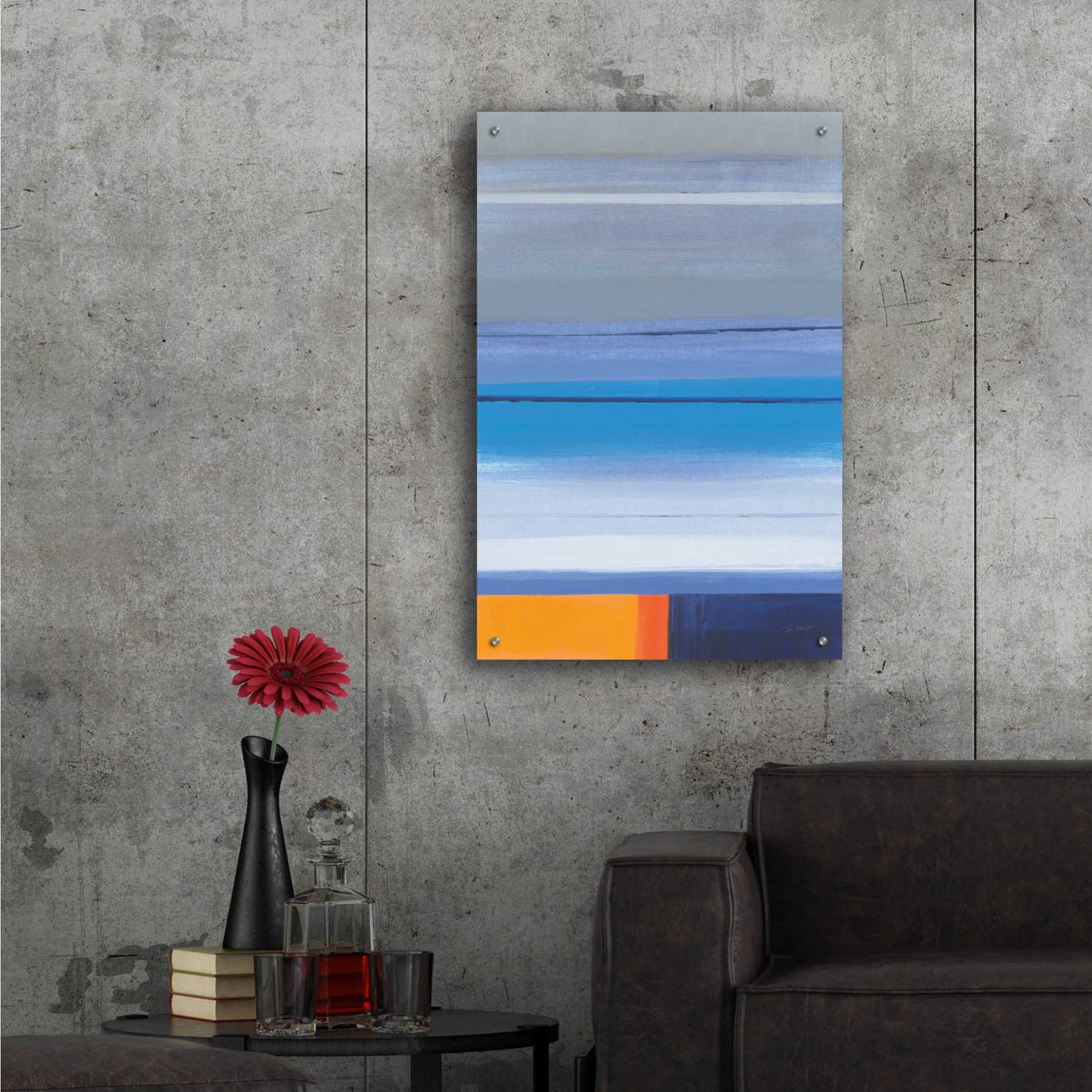 Epic Art 'Sight Lines' by Jo Maye, Acrylic Glass Wall Art,24x36