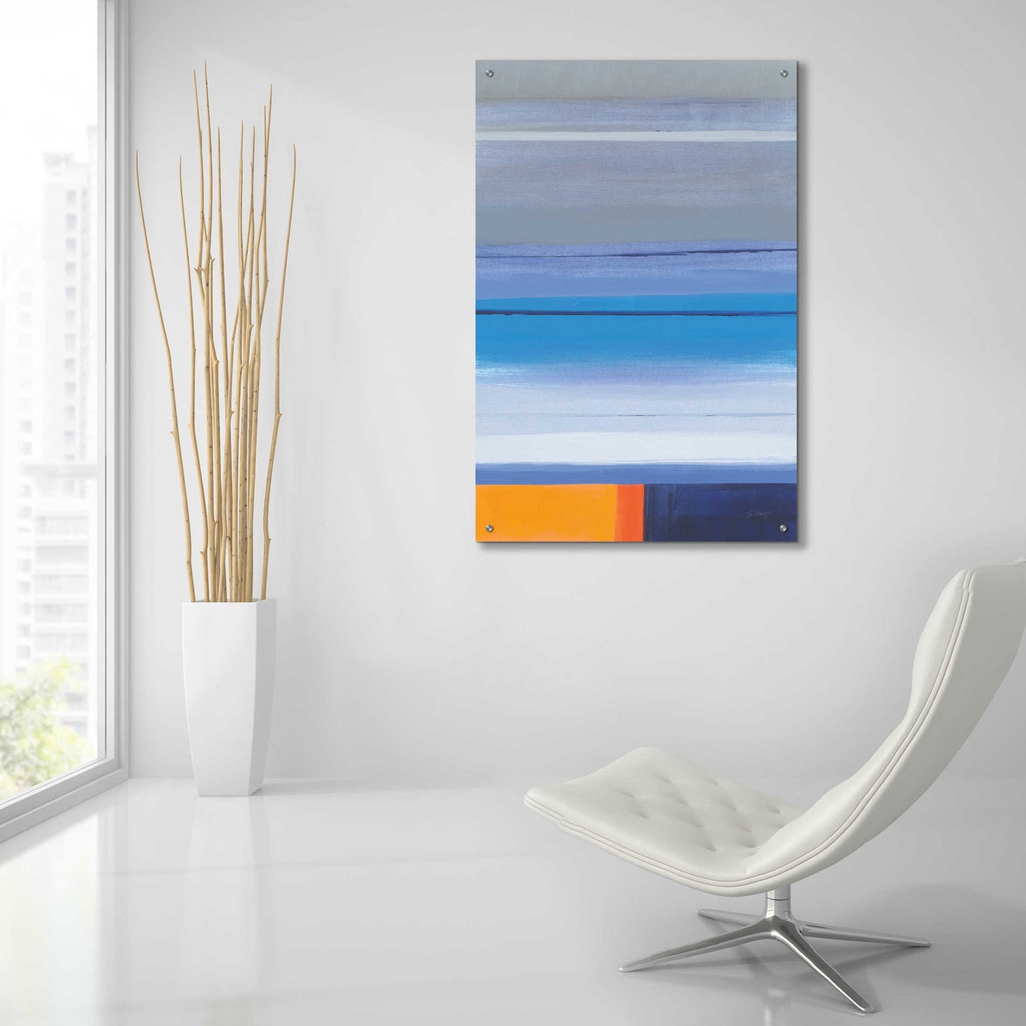 Epic Art 'Sight Lines' by Jo Maye, Acrylic Glass Wall Art,24x36