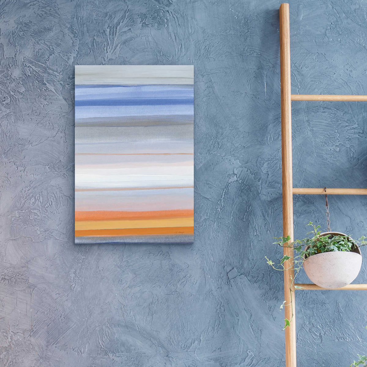 Epic Art 'Horizons' by Jo Maye, Acrylic Glass Wall Art,16x24