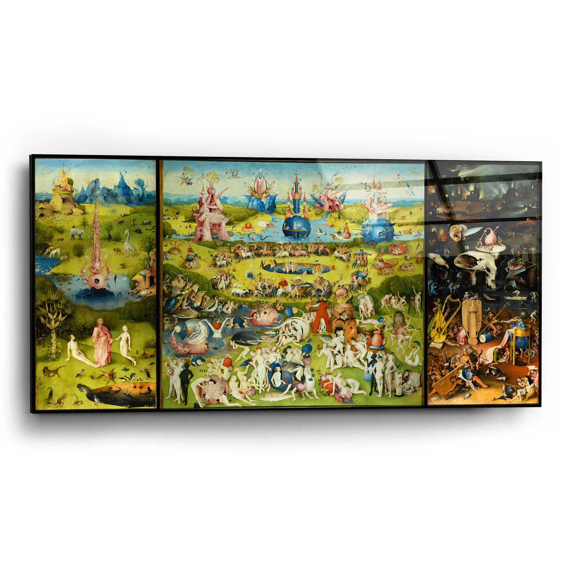 Epic Art 'The Garden of Earthly Delights - Triptych' by Hieronymus