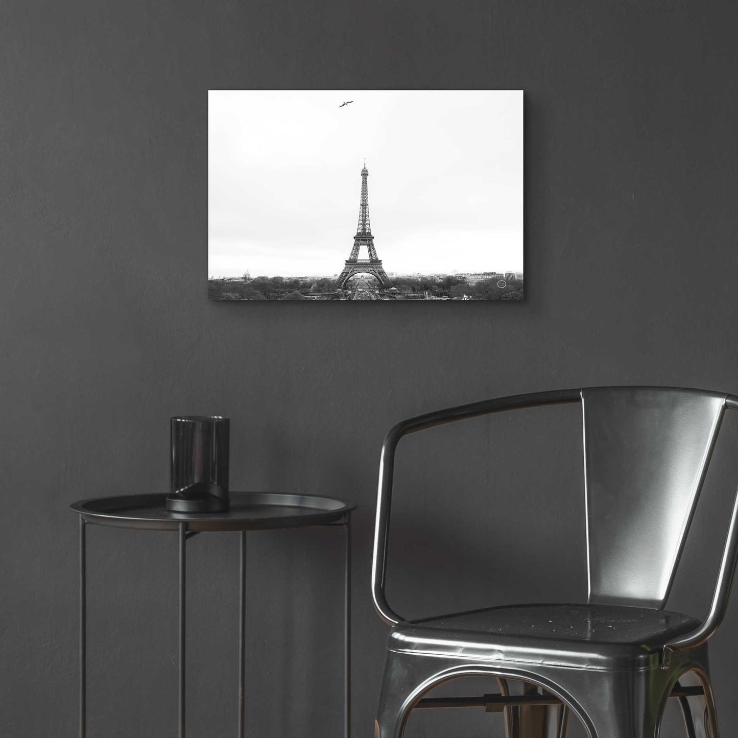 Epic Art 'A Birds View of Paris' by Nathan Larson, Acrylic Glass Wall Art,24x16