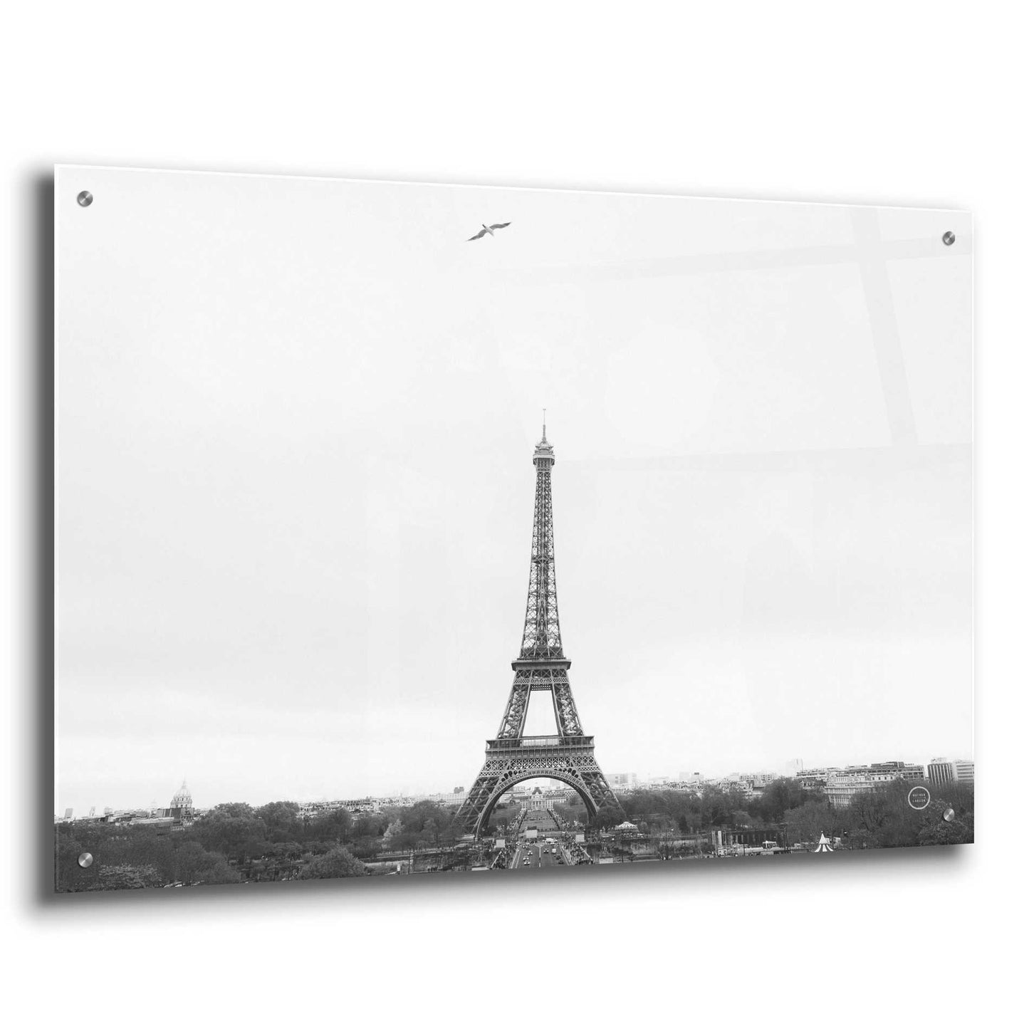 Epic Art 'A Birds View of Paris' by Nathan Larson, Acrylic Glass Wall Art,36x24