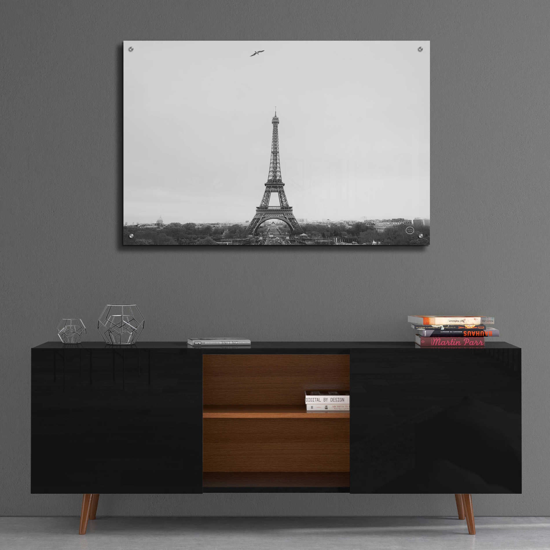 Epic Art 'A Birds View of Paris' by Nathan Larson, Acrylic Glass Wall Art,36x24