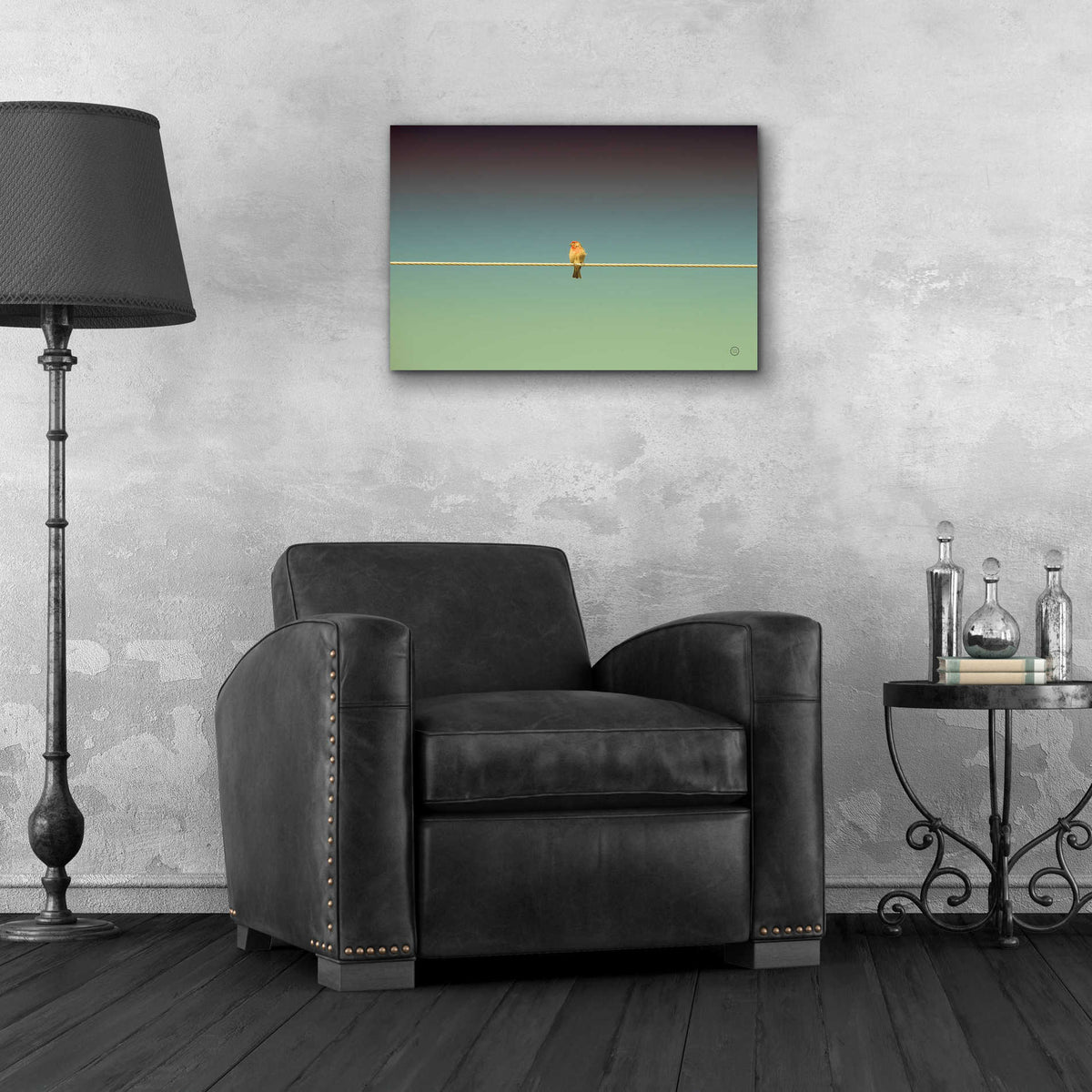 Epic Art 'Waiting' by Nathan Larson, Acrylic Glass Wall Art,24x16