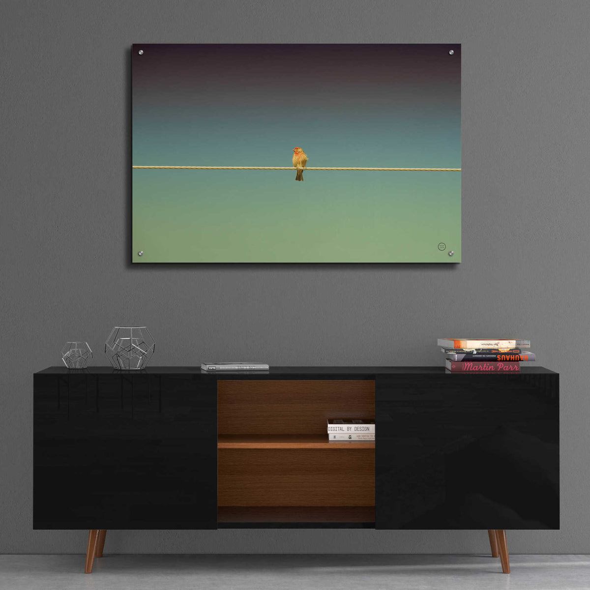 Epic Art 'Waiting' by Nathan Larson, Acrylic Glass Wall Art,36x24