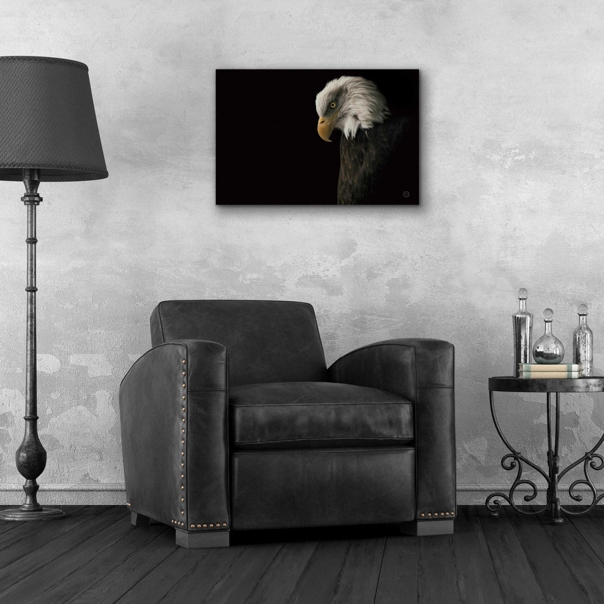 Epic Art 'Eagle Bow' by Nathan Larson, Acrylic Glass Wall Art,24x16