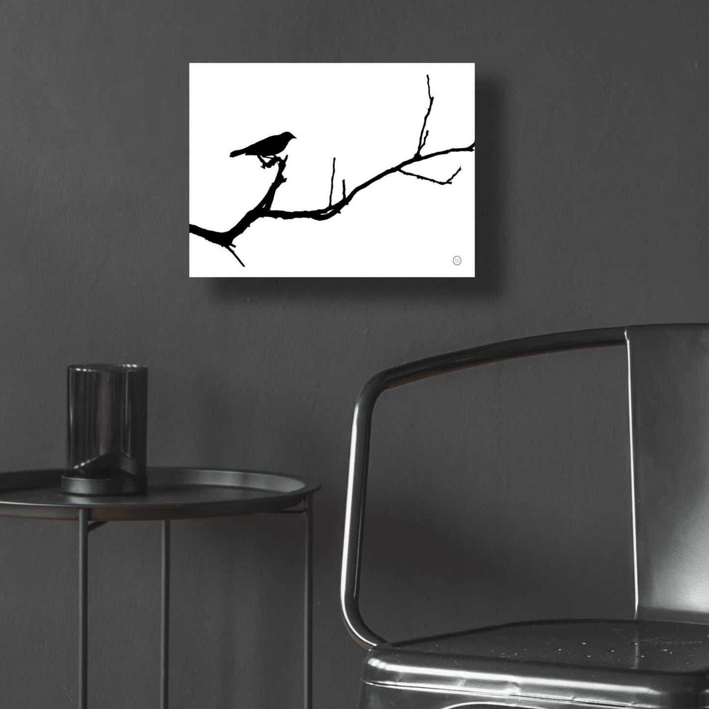 Epic Art 'Bird Silhouette' by Nathan Larson, Acrylic Glass Wall Art,16x12