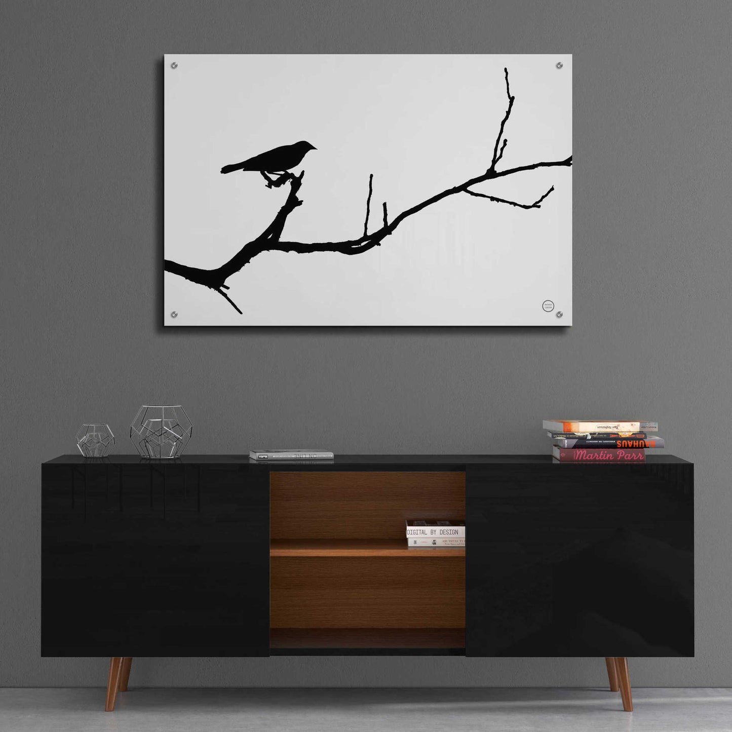 Epic Art 'Bird Silhouette' by Nathan Larson, Acrylic Glass Wall Art,36x24