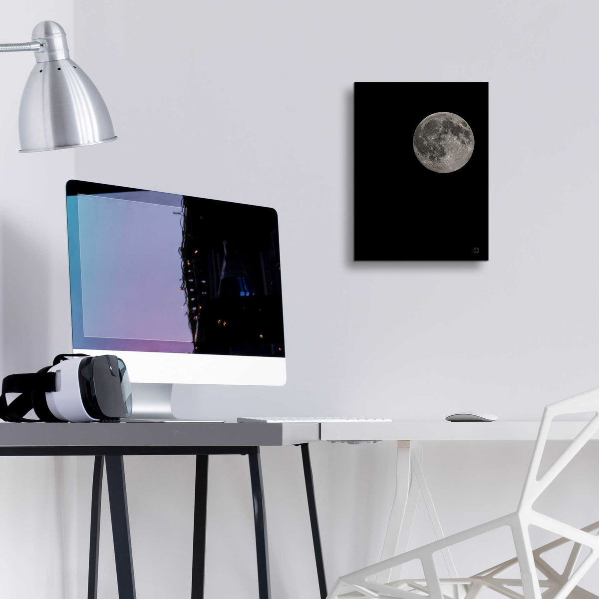Epic Art 'Moon Detail I' by Nathan Larson, Acrylic Glass Wall Art,12x16