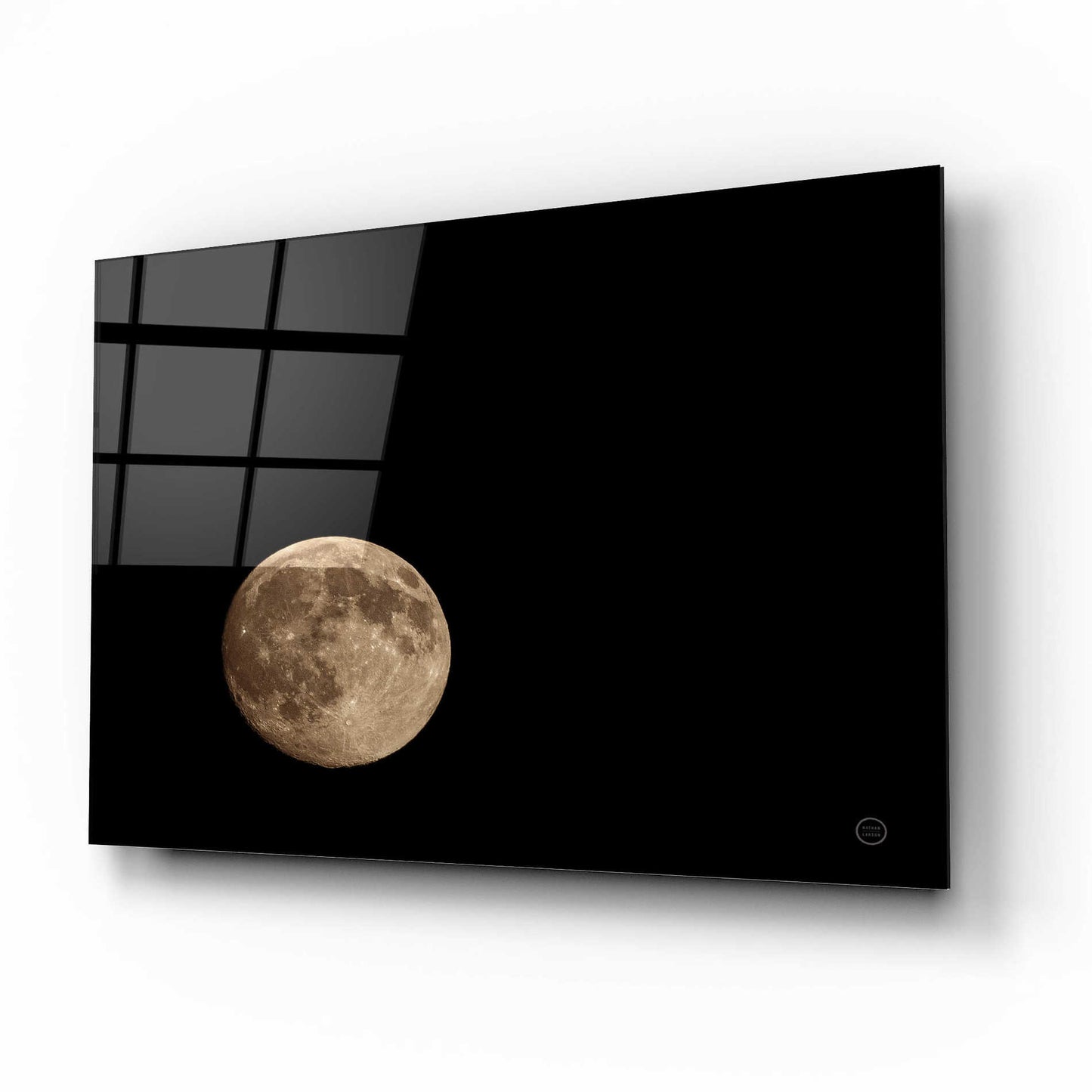 Epic Art 'Moon Detail II' by Nathan Larson, Acrylic Glass Wall Art,16x12