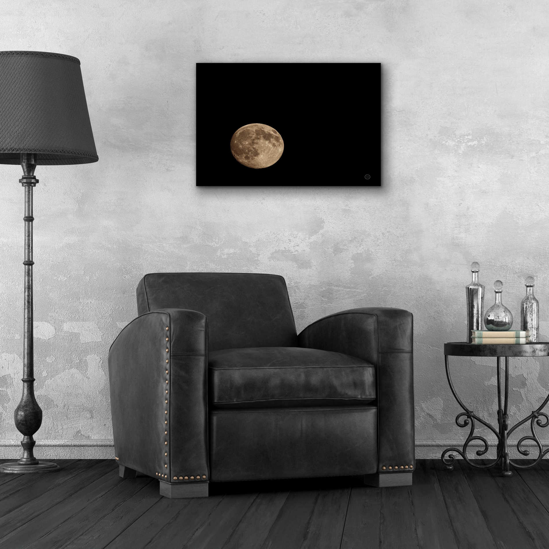 Epic Art 'Moon Detail II' by Nathan Larson, Acrylic Glass Wall Art,24x16