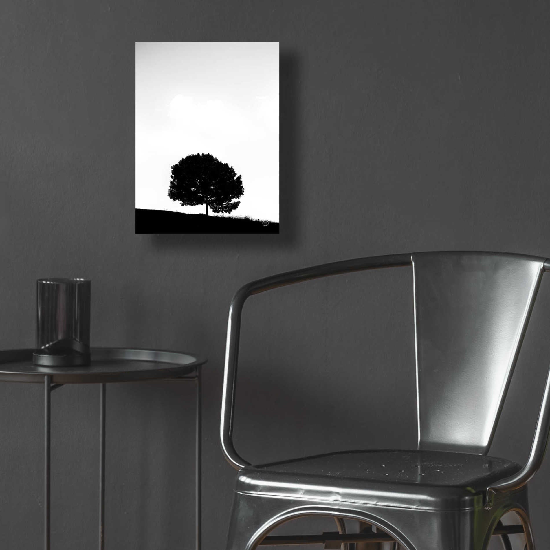 Epic Art 'Lone Tree Hill' by Nathan Larson, Acrylic Glass Wall Art,12x16