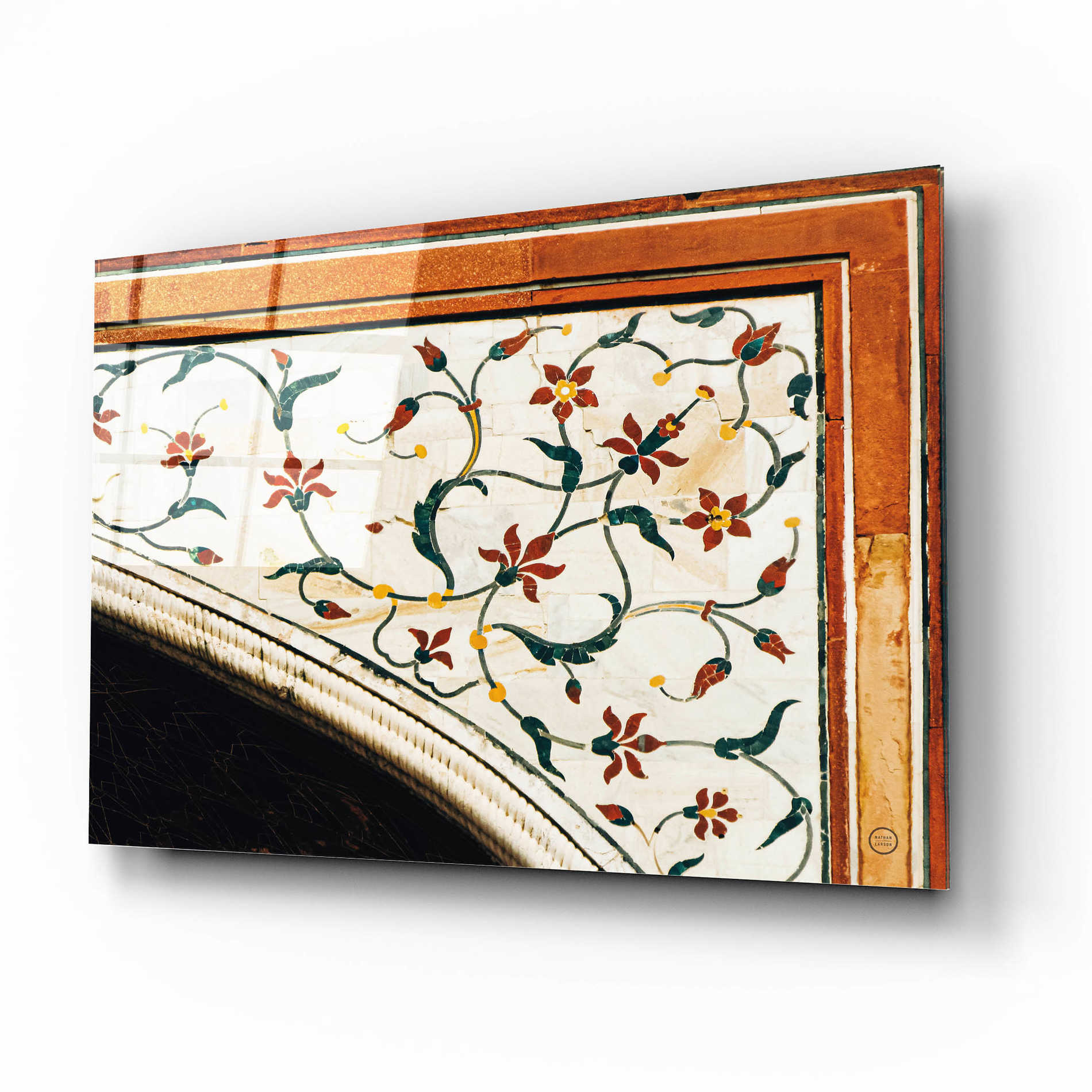 Epic Art 'Mosaic I' by Nathan Larson, Acrylic Glass Wall Art,16x12