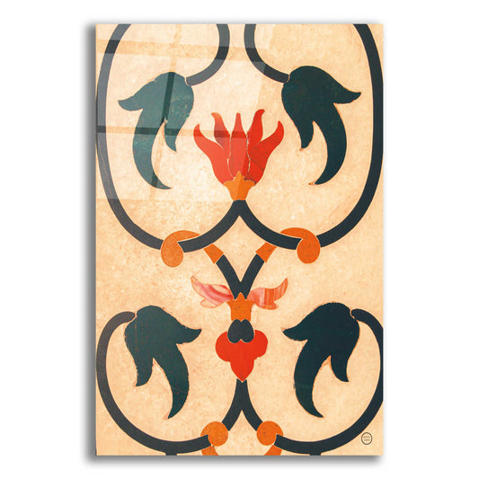 Epic Art 'Mosaic II' by Nathan Larson, Acrylic Glass Wall Art,12x16x1.1x0,18x26x1.1x0,26x34x1.74x0,40x54x1.74x0