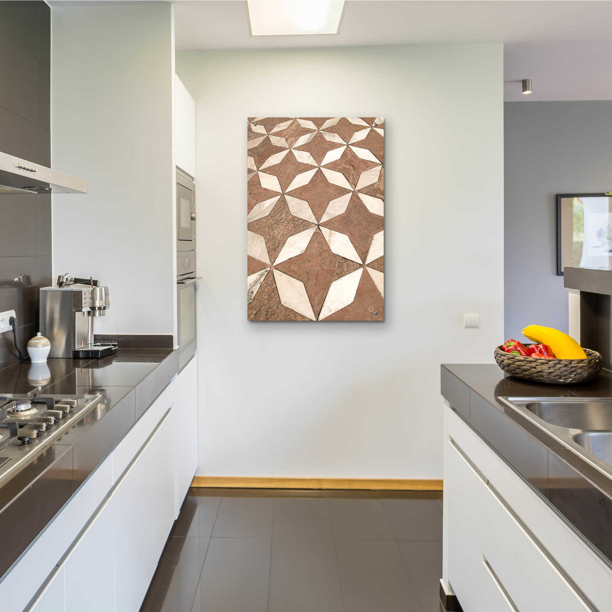 Epic Art 'Mosaic III' by Nathan Larson, Acrylic Glass Wall Art,24x36