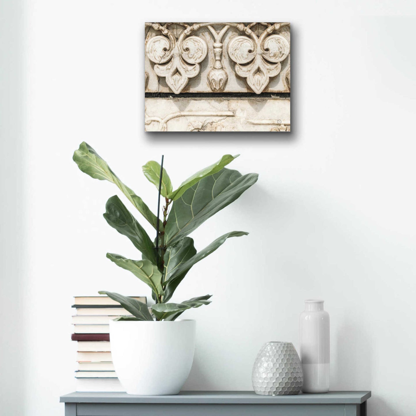 Epic Art 'Sculptural Detail' by Nathan Larson, Acrylic Glass Wall Art,16x12
