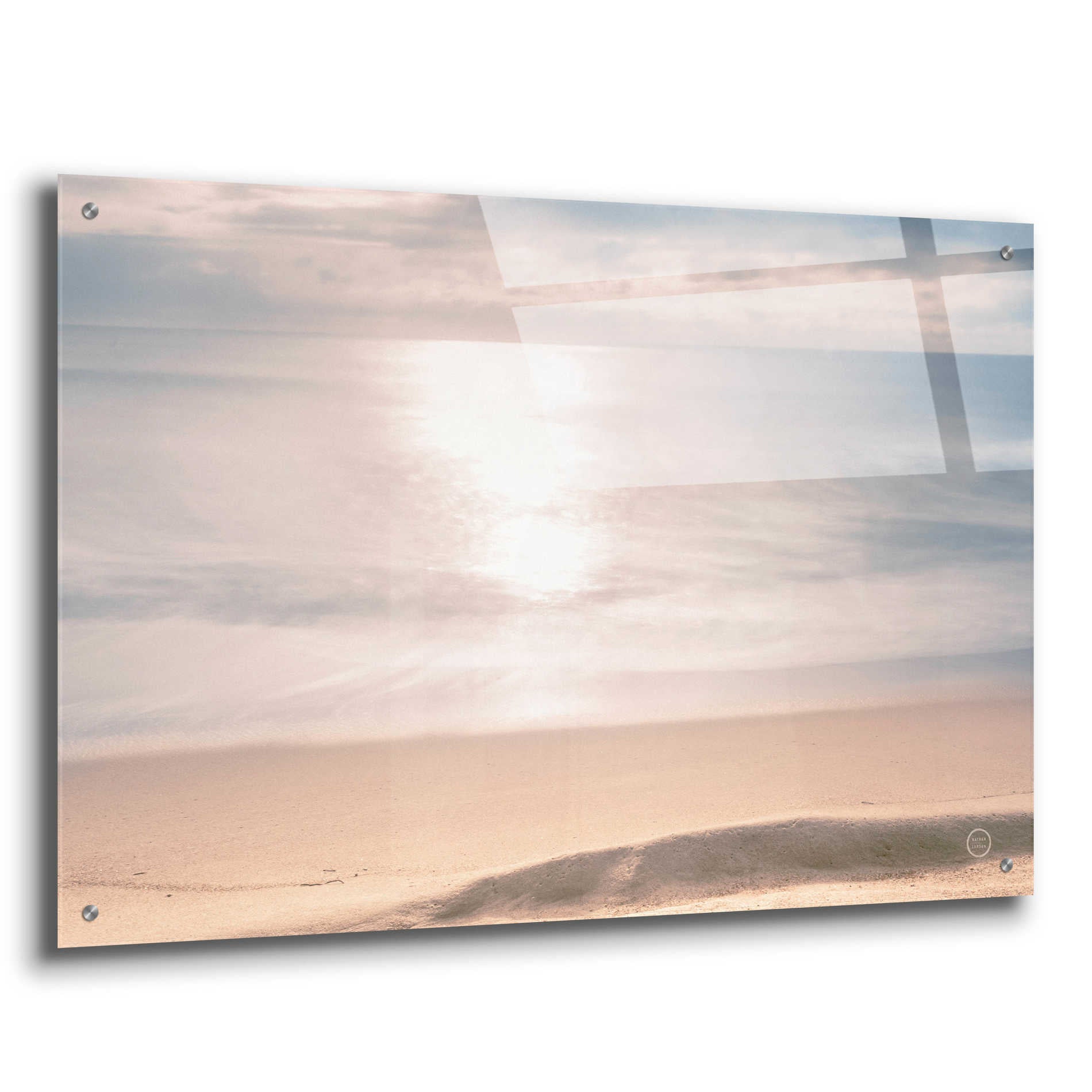 Epic Art 'Smooth Waters' by Nathan Larson, Acrylic Glass Wall Art,36x24