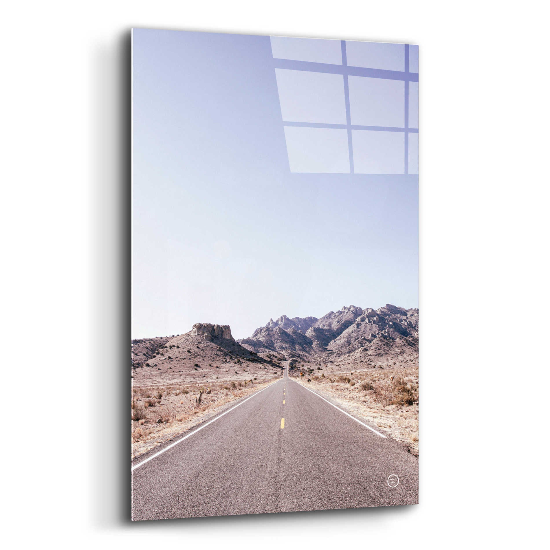 Epic Art 'Dusty Desert Dreams Road' by Nathan Larson, Acrylic Glass Wall Art,12x16