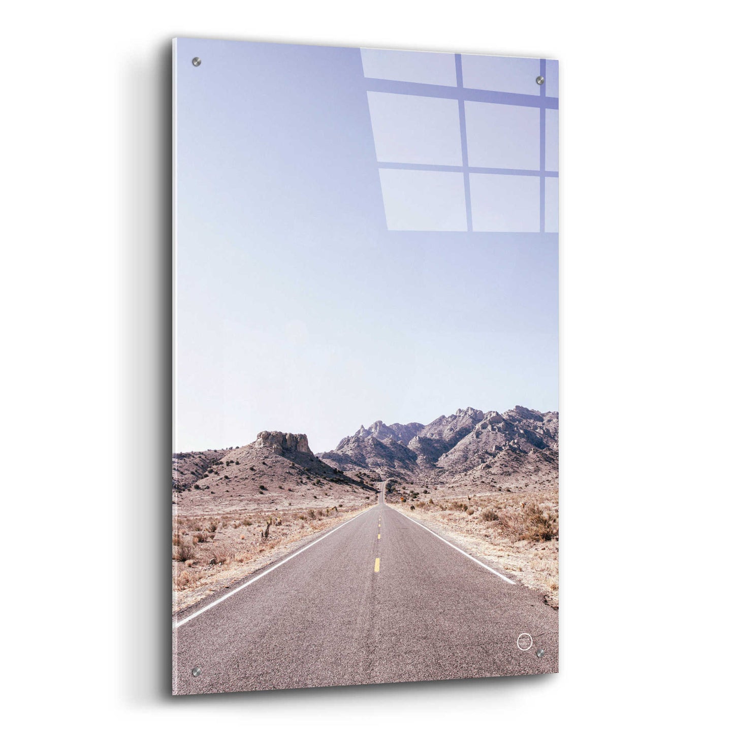 Epic Art 'Dusty Desert Dreams Road' by Nathan Larson, Acrylic Glass Wall Art,24x36