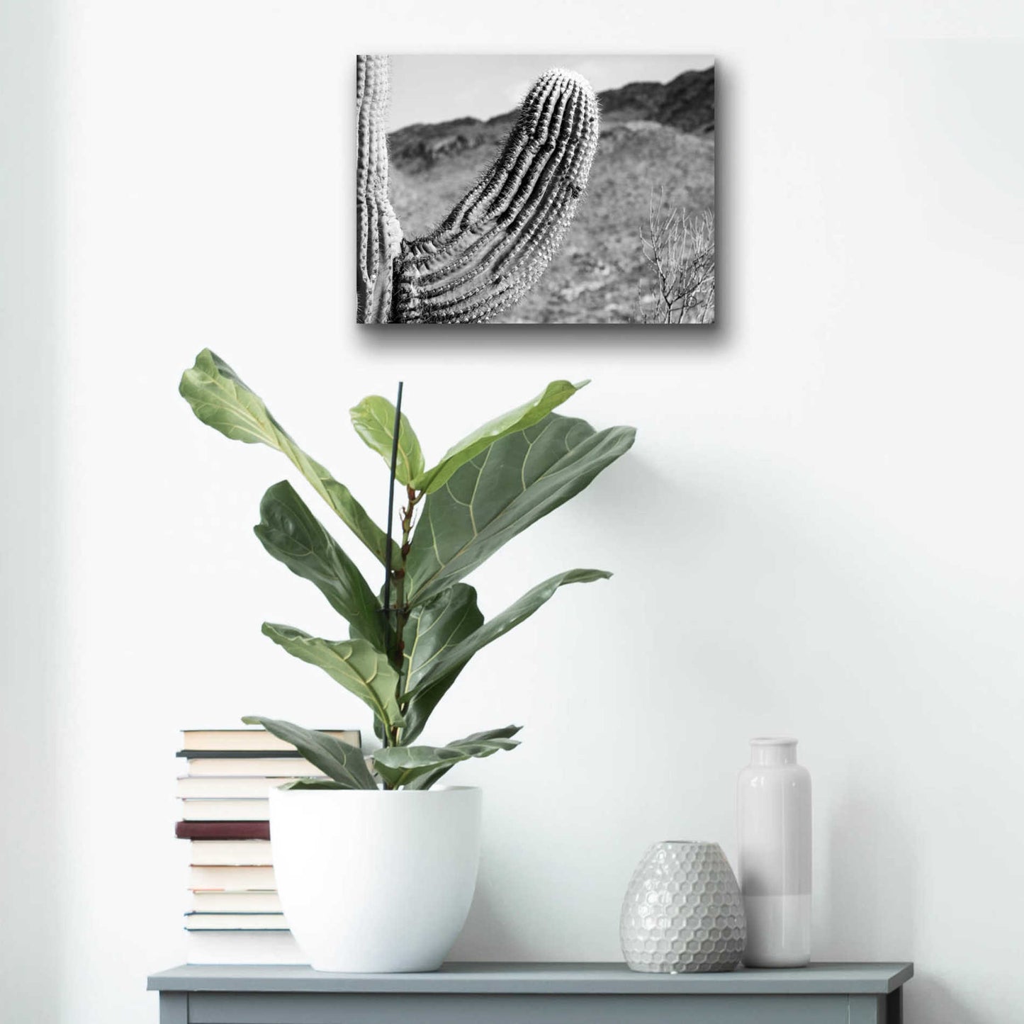 Epic Art 'Saguaro' by Nathan Larson, Acrylic Glass Wall Art,16x12