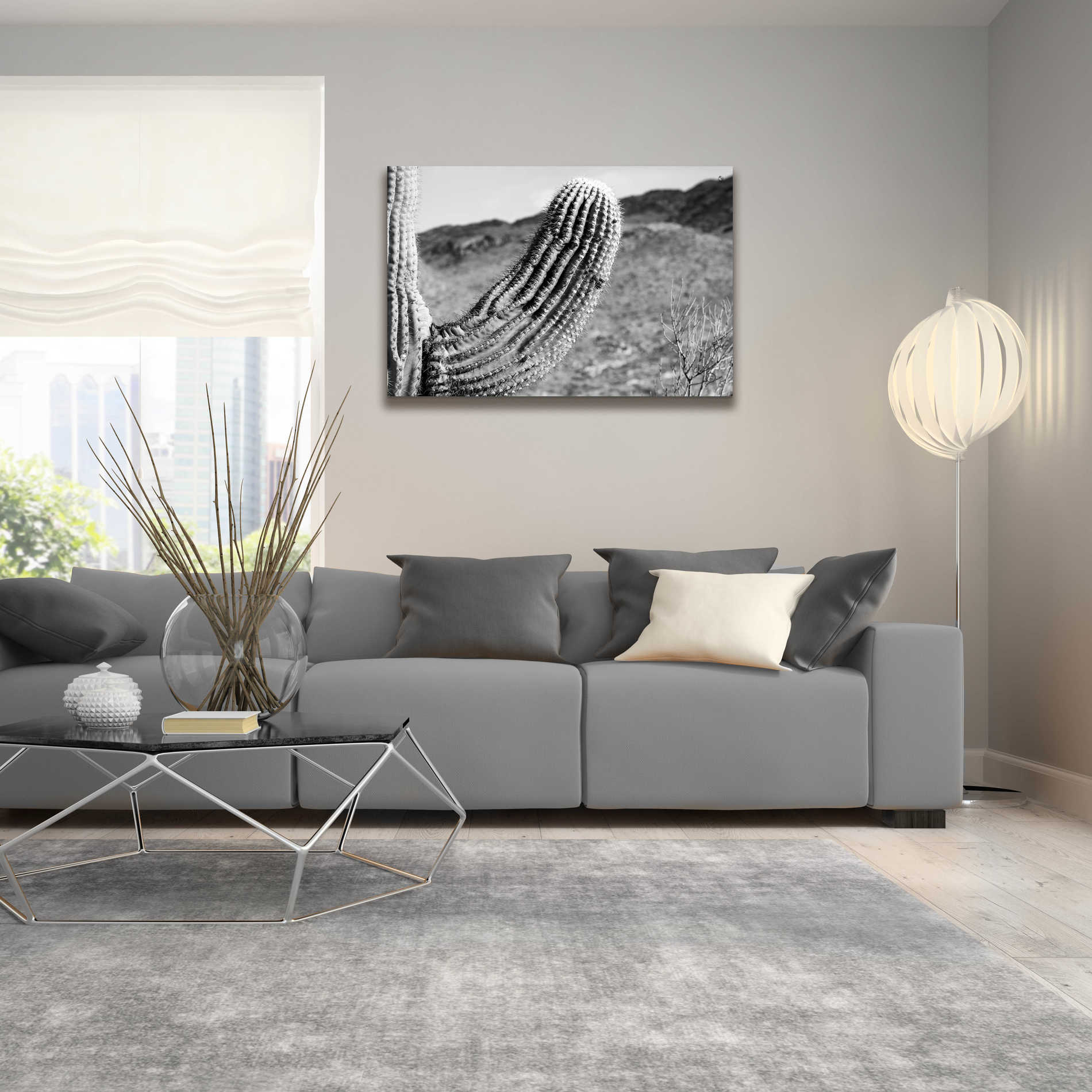 Epic Art 'Saguaro' by Nathan Larson, Acrylic Glass Wall Art,36x24