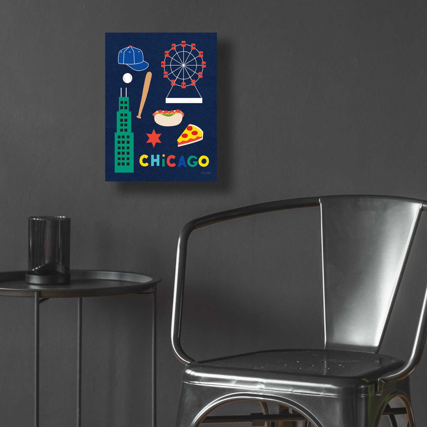 Epic Art 'City Fun Chicago' by Ann Kelle Designs, Acrylic Glass Wall Art,12x16