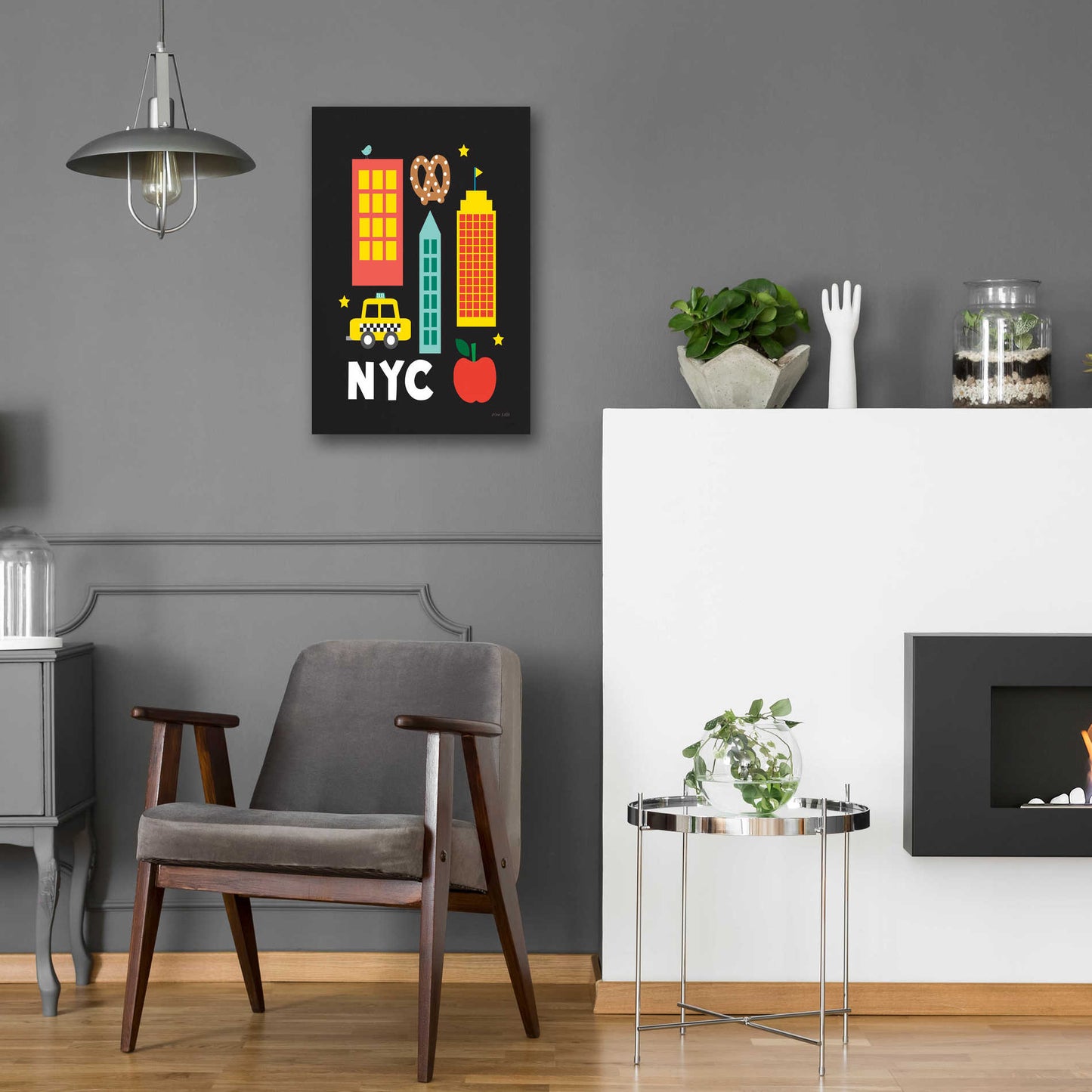 Epic Art 'City Fun NYC' by Ann Kelle Designs, Acrylic Glass Wall Art,16x24