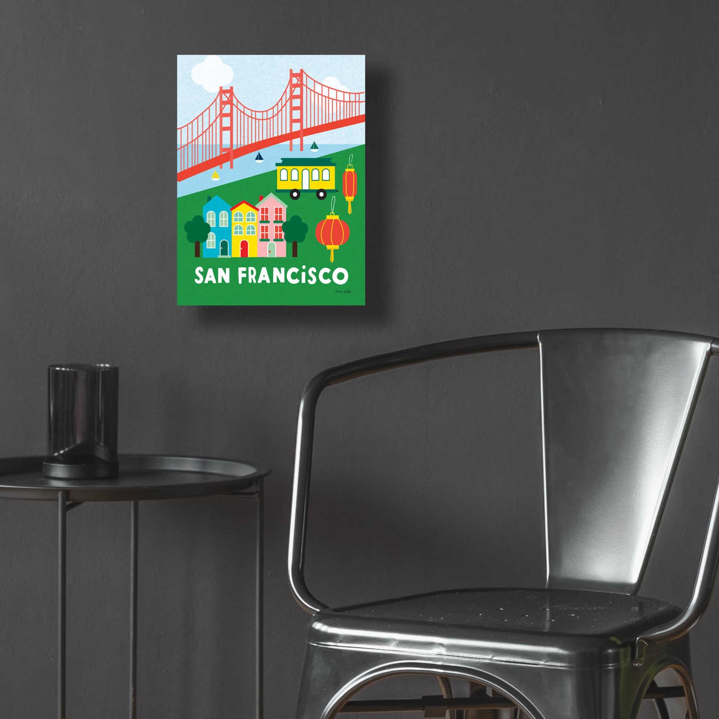 Epic Art 'City Fun San Francisco' by Ann Kelle Designs, Acrylic Glass Wall Art,12x16